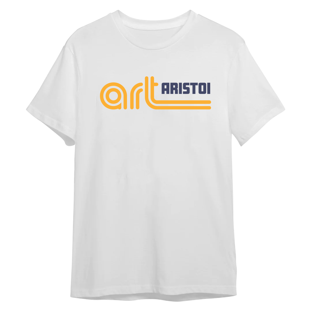Groovy Style Art Performance Tee in White