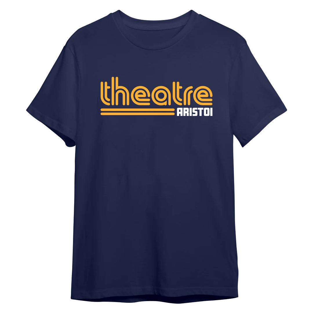 Groovy Style Theatre 100% Cotton Tee in Navy