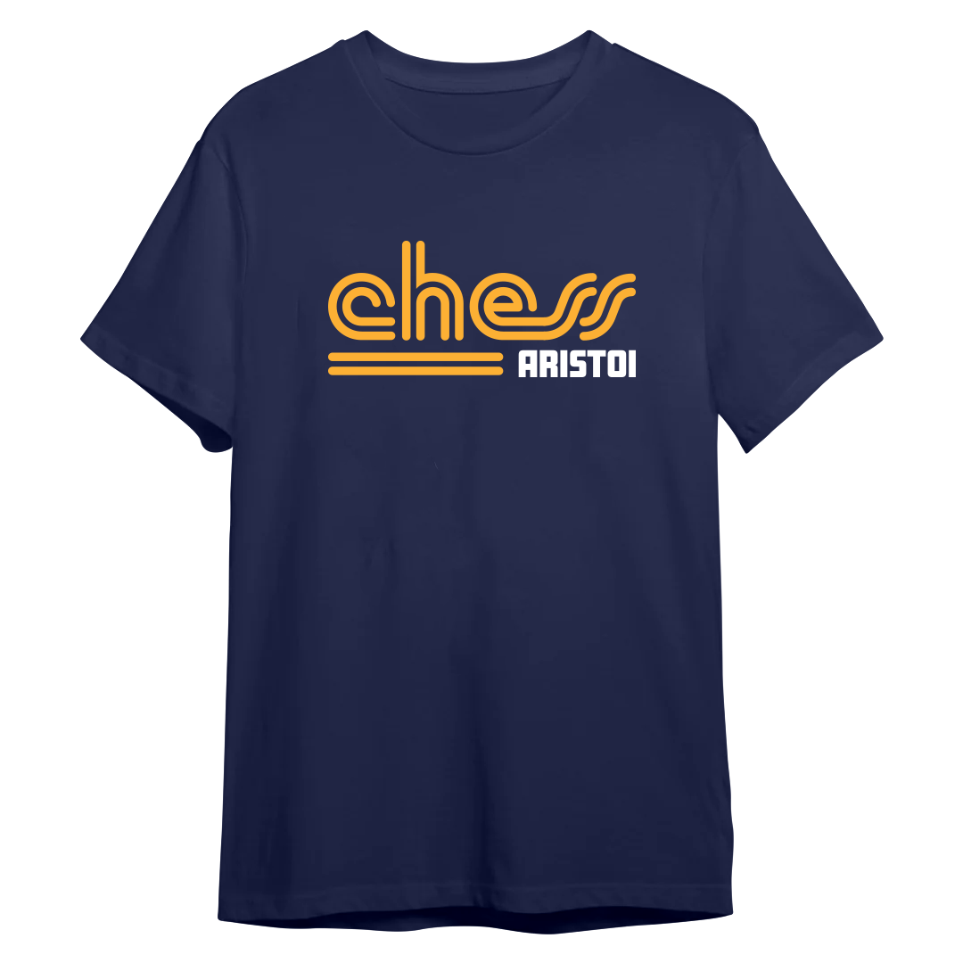 Chess navy tee mockup
