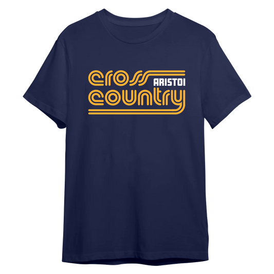 Groovy Style- (Cross Country) "Custom Name & Number" 100% Cotton Tee