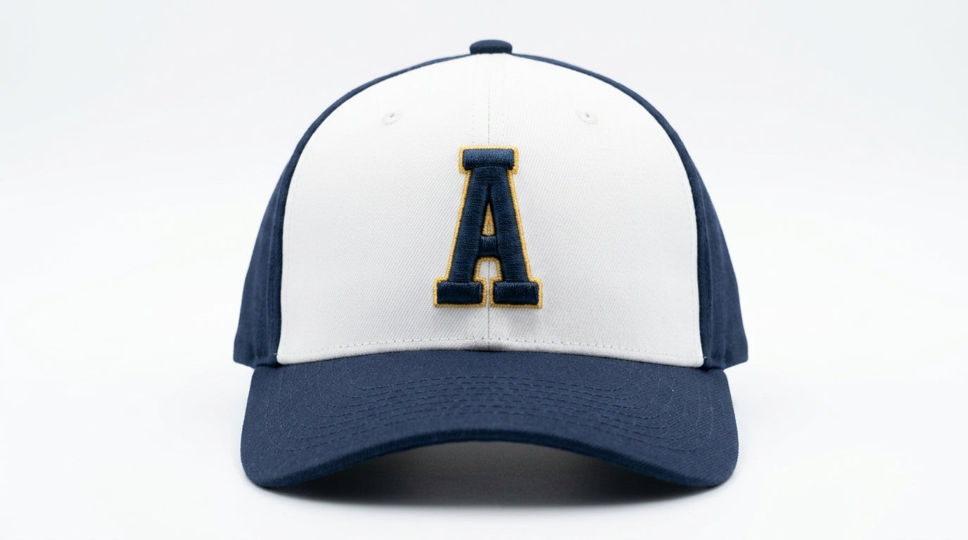 3D Puff A Logo Hat with Griffin on the back