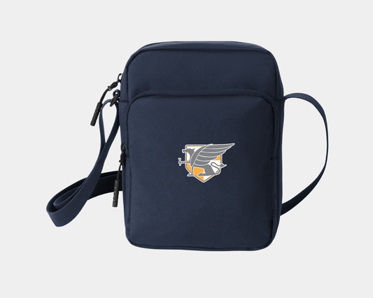Embroidered Crossbody Bag with Aristoi Logo