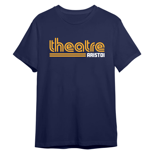 Groovy Style Theatre 100% Cotton Tee in Navy
